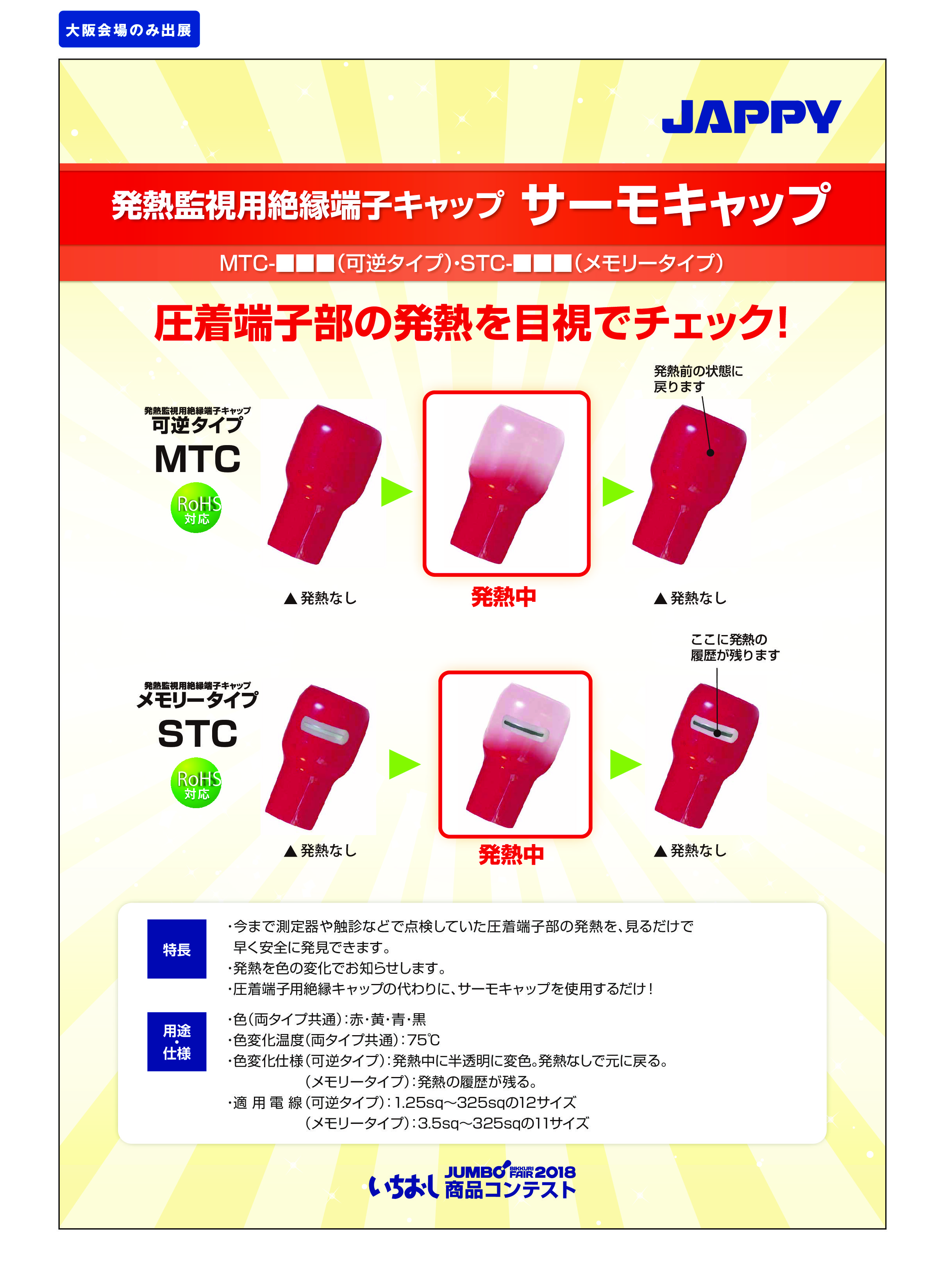 JAPPY サーモキャップ MTC- 4-赤-N 通販