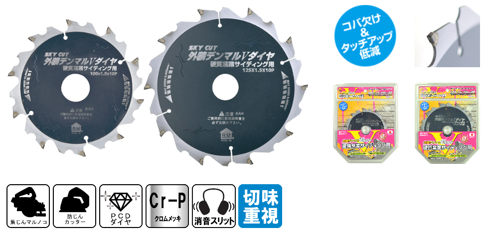 公式ショップ ハウスBM ハウスビーエム DMVD-10010 外装デンマルVダイヤ 100X1.5X10P