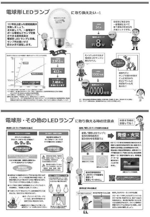 住まいの照明 省エネｂｏｏｋ ２０１８年度版 照明 取り換え隊 が ｌｅｄ照明の特長や 選択時のポイント解説