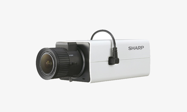 【シャープ】マイク内蔵型業務用ネットワーク監視カメラを販売開始の画像