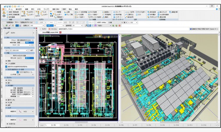 【株式会社四電工】建築設備 CAD「CADEWA Smart V3.0」販売開始～“BIM”と“利便性”の更なる強化で、作画効率向上に貢献～の画像