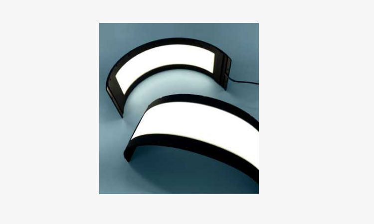 【シーシーエス株式会社】業界初 発光面が曲げられる検査用有機EL照明「OLB-LT シリーズ」を発売の画像