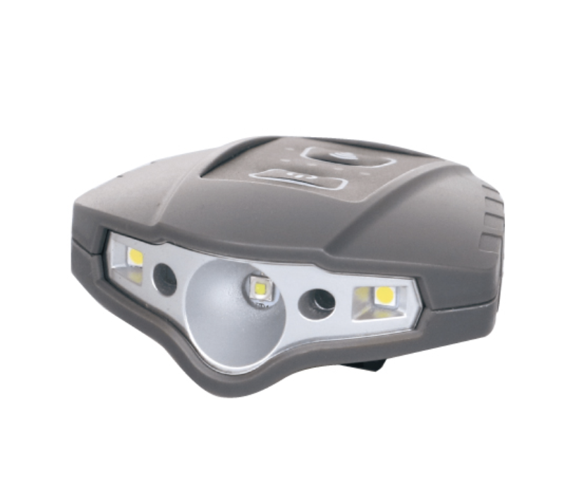 【ジェフコム】充電式でヘルメットなどのバイザー部に挟んで使用『LEDパランドル（充電式・ヘルメットライトタイプ）』の画像