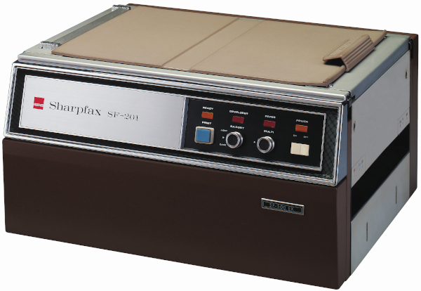 【シャープ】1972年発売の「シャープファックス」＜SF-201＞が「複写機遺産」に認定の画像