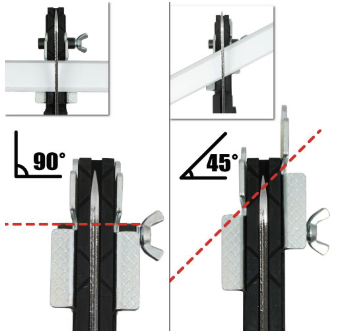 PVCトランキングカッター重い手動プラスチック配線ダクト45°90°角度調整可能な切断機電気技師特殊切断装置 | PVCトランキングカッター重い手動プラスチック配線ダクト45