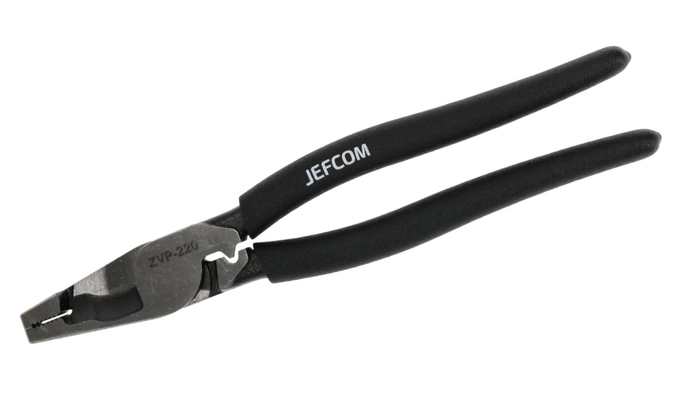 【ジェフコム】VVF2.6×3Cを片手で切断できる『電工V-PROペンチ』の画像