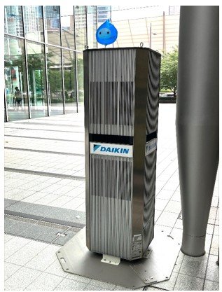【ダイキン工業】東京ミッドタウン八重洲にて都心型暑熱対策の取り組み 「TOKYO COOL PROJECT」を始動 屋外用エアコンの導入により夏季の快適な都市空間創出を目指すの画像